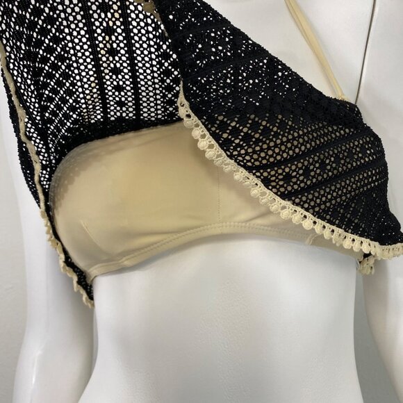 Inmocean 2pc Black Bikini Top SzS Bottom SzM - Picture 15 of 16